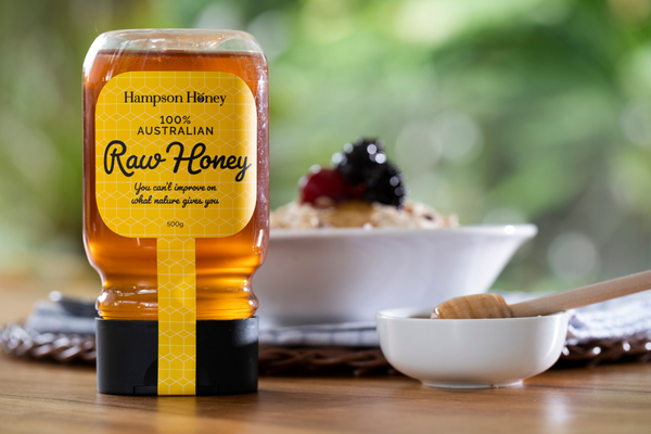 500g Easy-squeeze Bottle, Hampson Honey