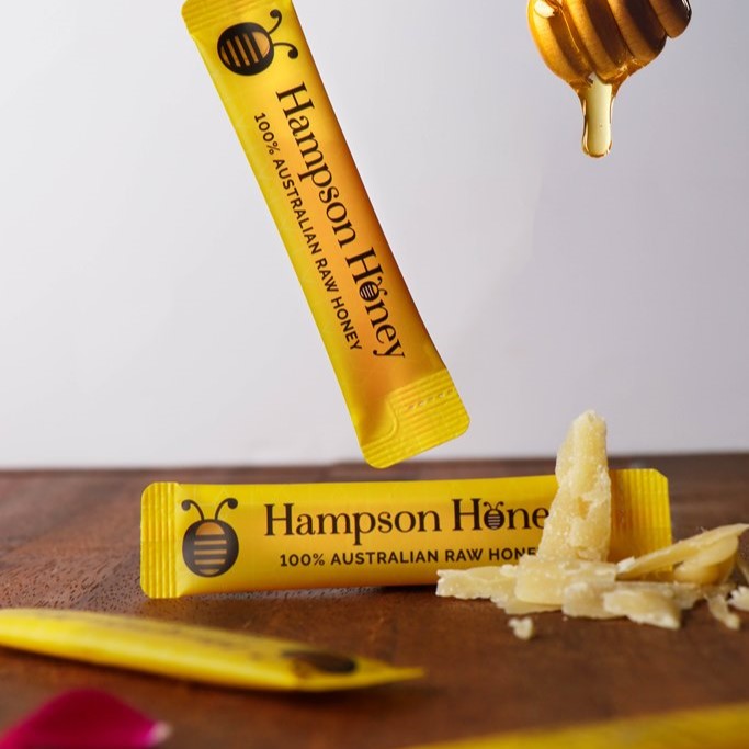 honey-sachets-raw-honey-sachet square Australian Bulk Honey Options, Hampson Honey