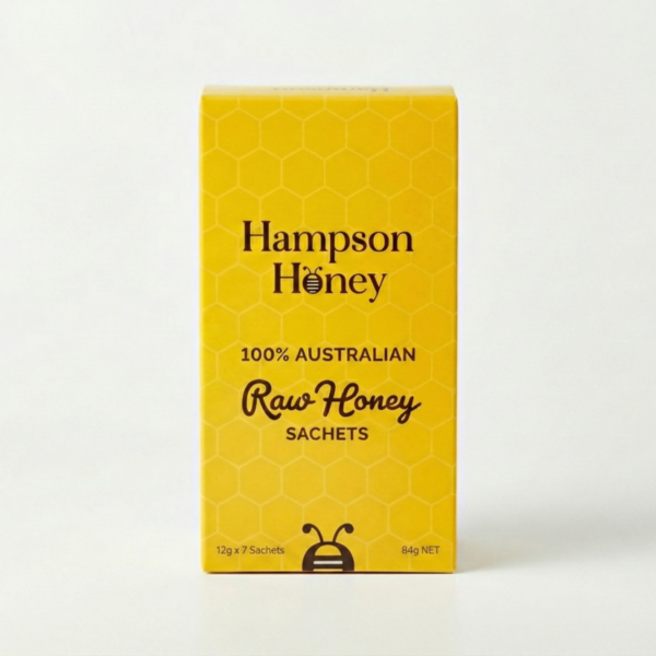Australian Raw Honey Sachets - 12g (Box of 7)