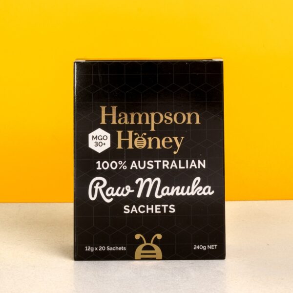Australian Raw Manuka Honey Sachets - 12g (Box of 20)