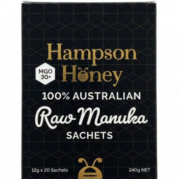 Australian Raw Manuka Honey Sachets - 12g (Box of 20)