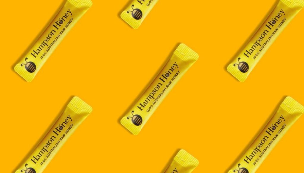 Honey sachet banner