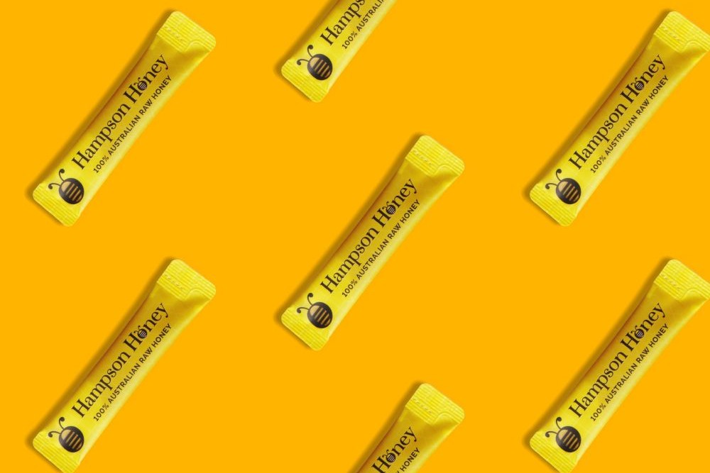 Honey sachet banner
