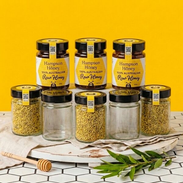 Australian raw honey bee bread kit
